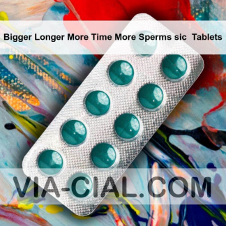 Bigger Longer More Time More Sperms sic  Tablets 260