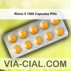 Rhino 5 1500 Capsules Pills 604