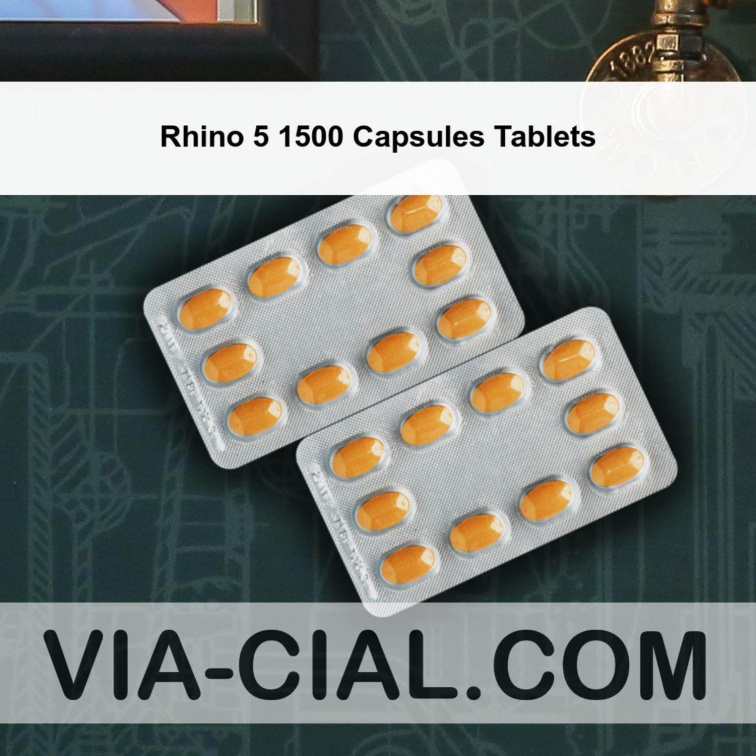 Rhino 5 1500 Capsules Tablets 532