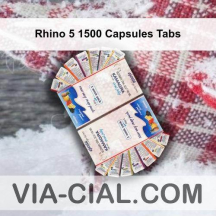 Rhino 5 1500 Capsules Tabs 815