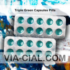 Triple Green Capsules Pills 706